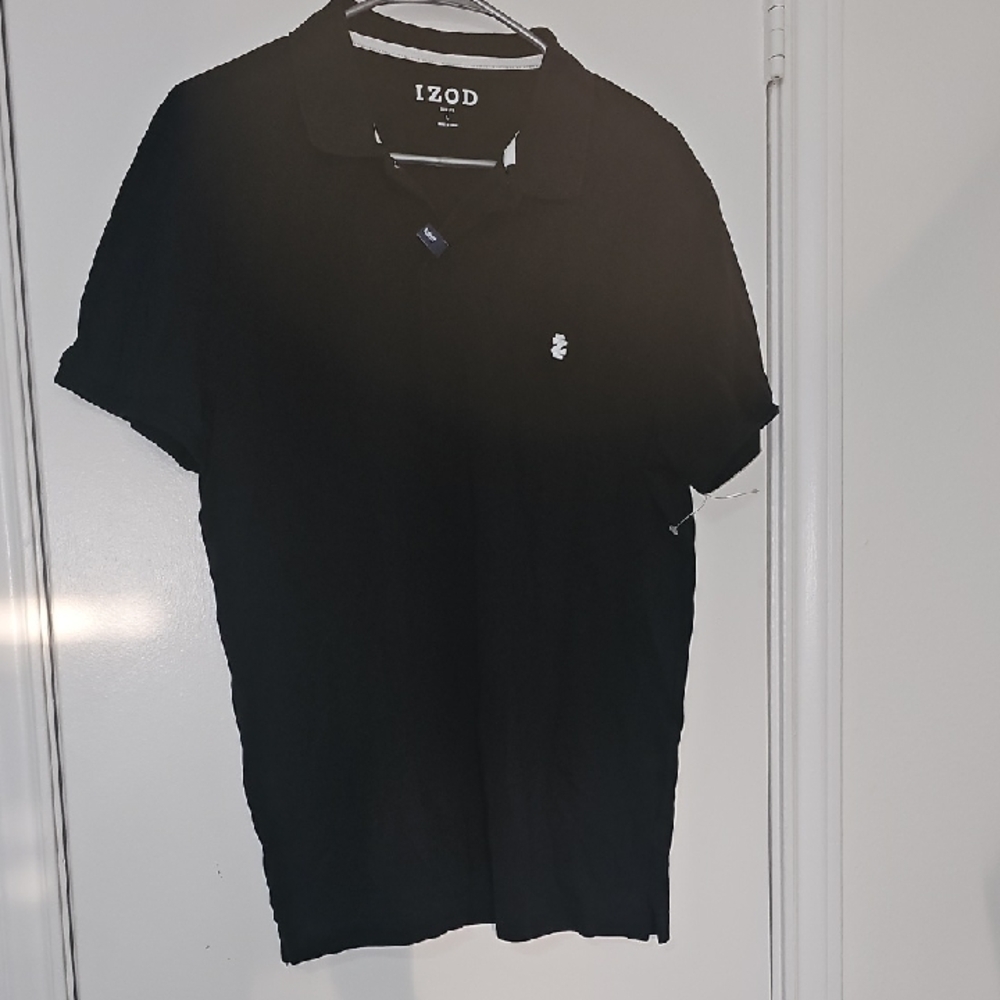 IZOD Men's Polo Shirt in Black